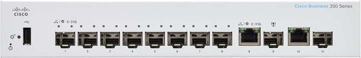 Cisco Business CBS350-8S-E-2G Managed Switch | 8 1G-SFP-Ports | 2x1G-Combo | Eingeschränkte Lebensze
