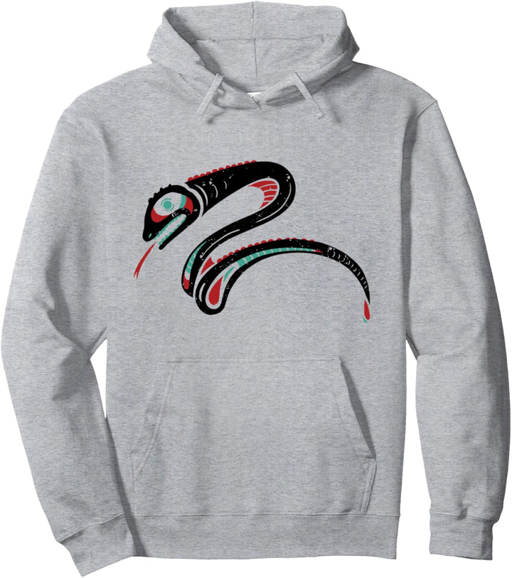 Native American Snake Astrologisches Zeichen Indianer Tierkr Pullover Hoodie