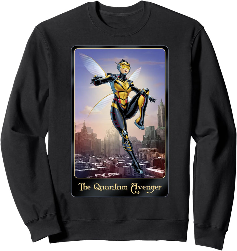 Marvel Wasp Quantum Avenger Card Art Sweatshirt