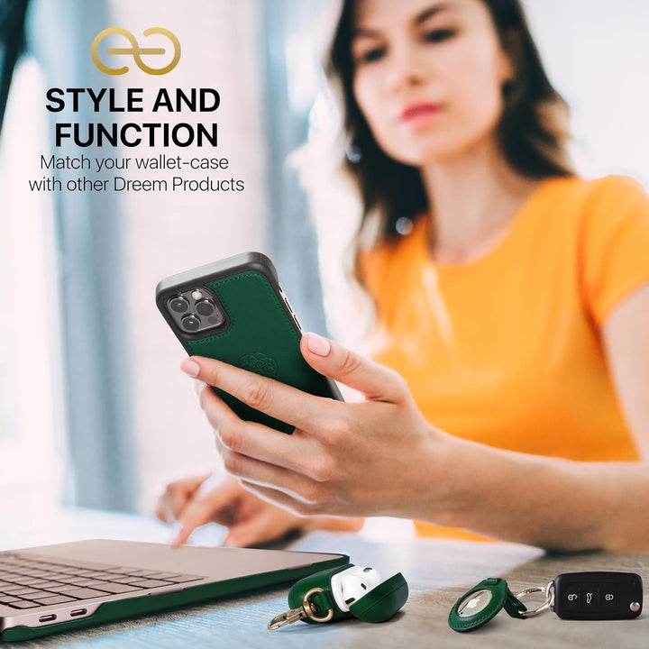 Dreem Fibonacci 2in1 Handyhülle Flipcase für iPhone 12 & 12 Pro | Magnetisches iPhone Case | TPU Etu