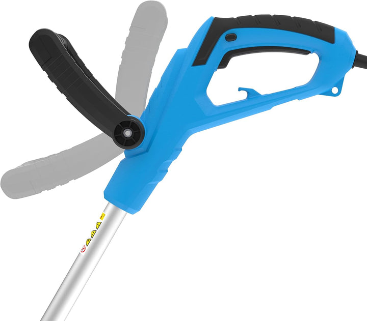 Güde 95171 Rasentrimmer GRT 550 (180 Grad drehbarem Schneidekopf, Fadenspule, 5-fach neigbarer Schne