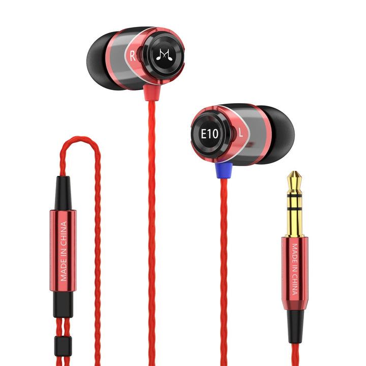 SoundMAGIC E10 Kabelgebundene Kopfhörer ohne Mikrofon, HiFi-Stereo-Ohrhörer, geräuschisolierende In-