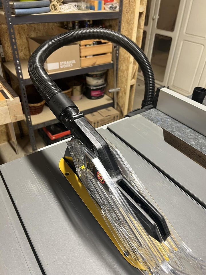 Absaugung für Dewalt 7492 Y-Adapter Absaugadapter Schwarz, Schwarz