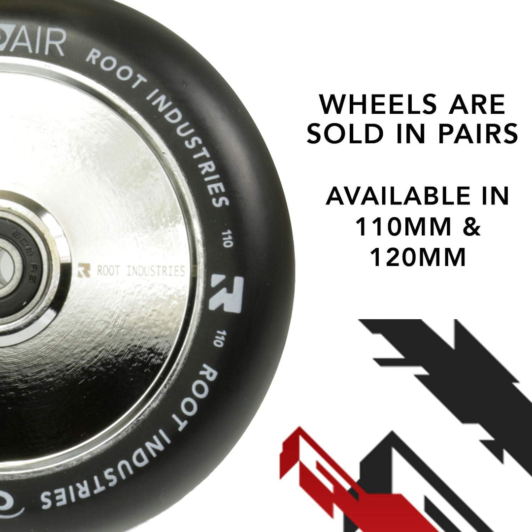 Root Industries 120 Mm Air Wheels Räder 110mm Mirror, 110mm Mirror