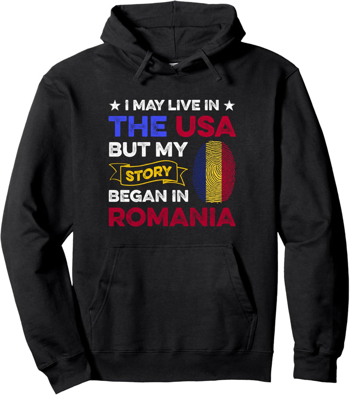 Rumänien Rumänische Wurzeln Rumänisches Erbe Stolze rumänische Flagge Pullover Hoodie