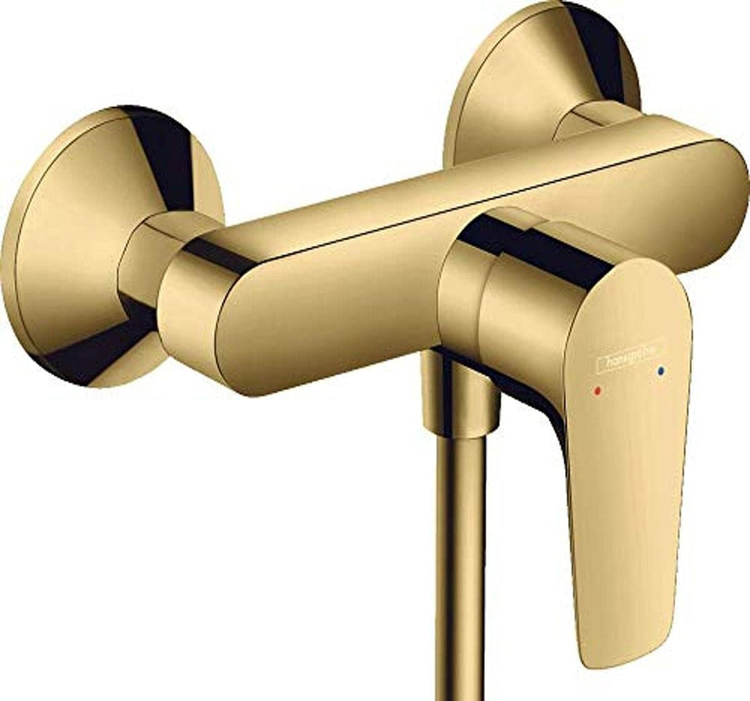 hansgrohe Duscharmatur Talis E (Aufputz Duschmischer, für 1 Funktion) Polished Gold Optik Polished G