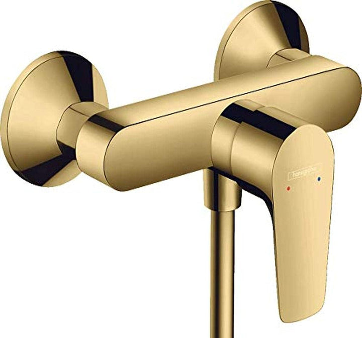 hansgrohe Duscharmatur Talis E (Aufputz Duschmischer, für 1 Funktion) Polished Gold Optik Polished G