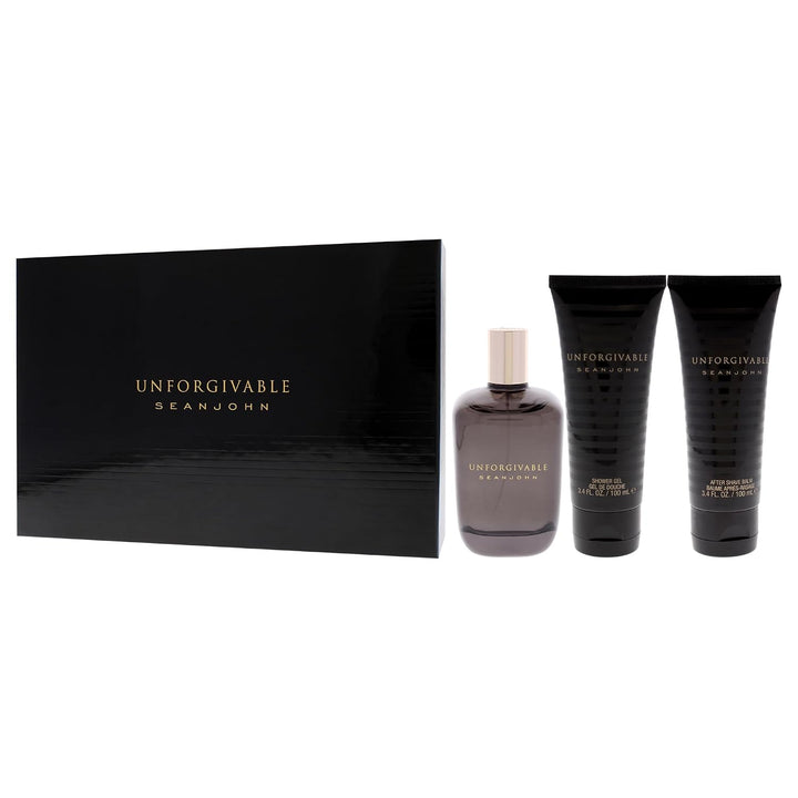 Sean John Unforgivable for Men 3 Pc Gift Set 1 stück (1er Pack), 1 stück (1er Pack)