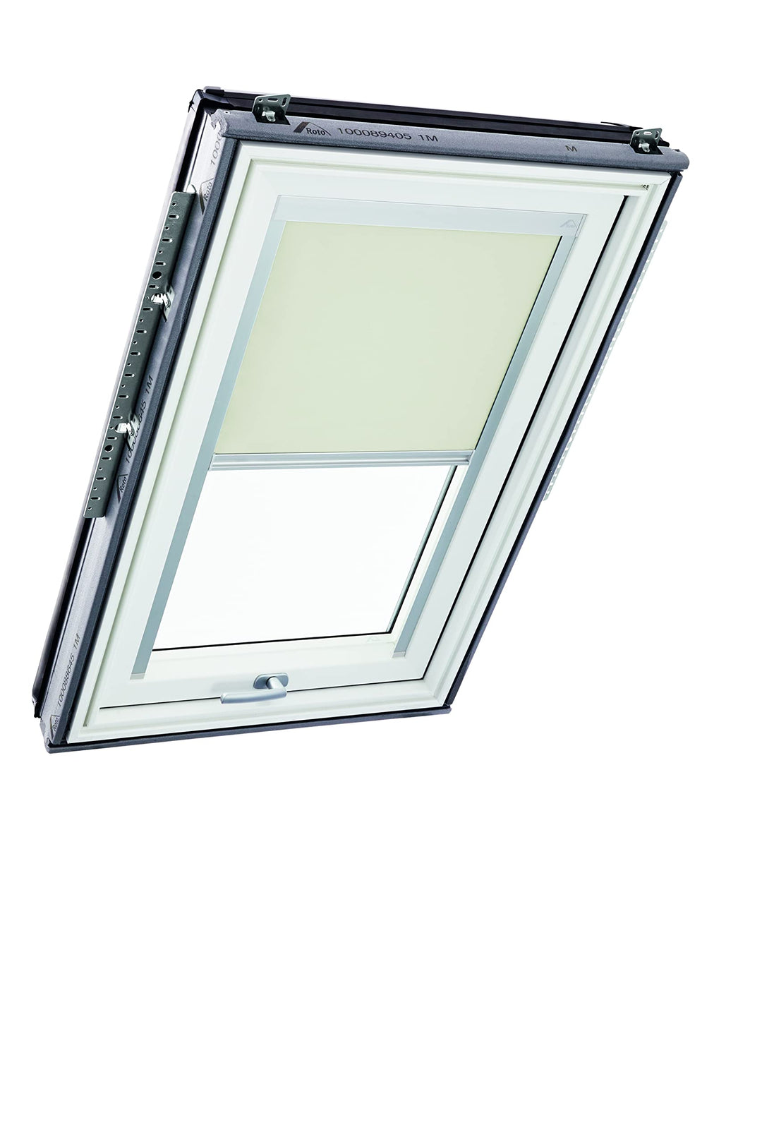 Original Roto Verdunkelungsrollo ZRV Nahezu vollständige Verdunkelung Führungsschiene Silber Für Rot