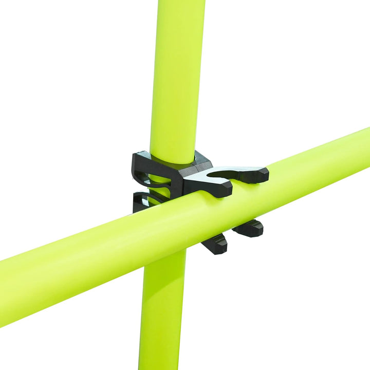 Froadp Agility Sports Sprungstangen Set für Hunde Höhenverstellbar Trainingsstangen Hürdenset für Ko