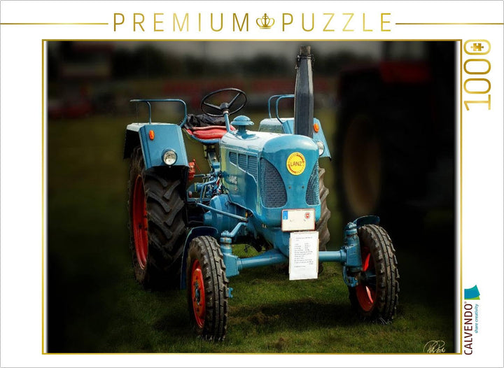 CALVENDO Puzzle Traktor Oldtimer Lanz Bulldog 1000 Teile Lege-Grösse 64 x 48 cm Foto-Puzzle Bild von