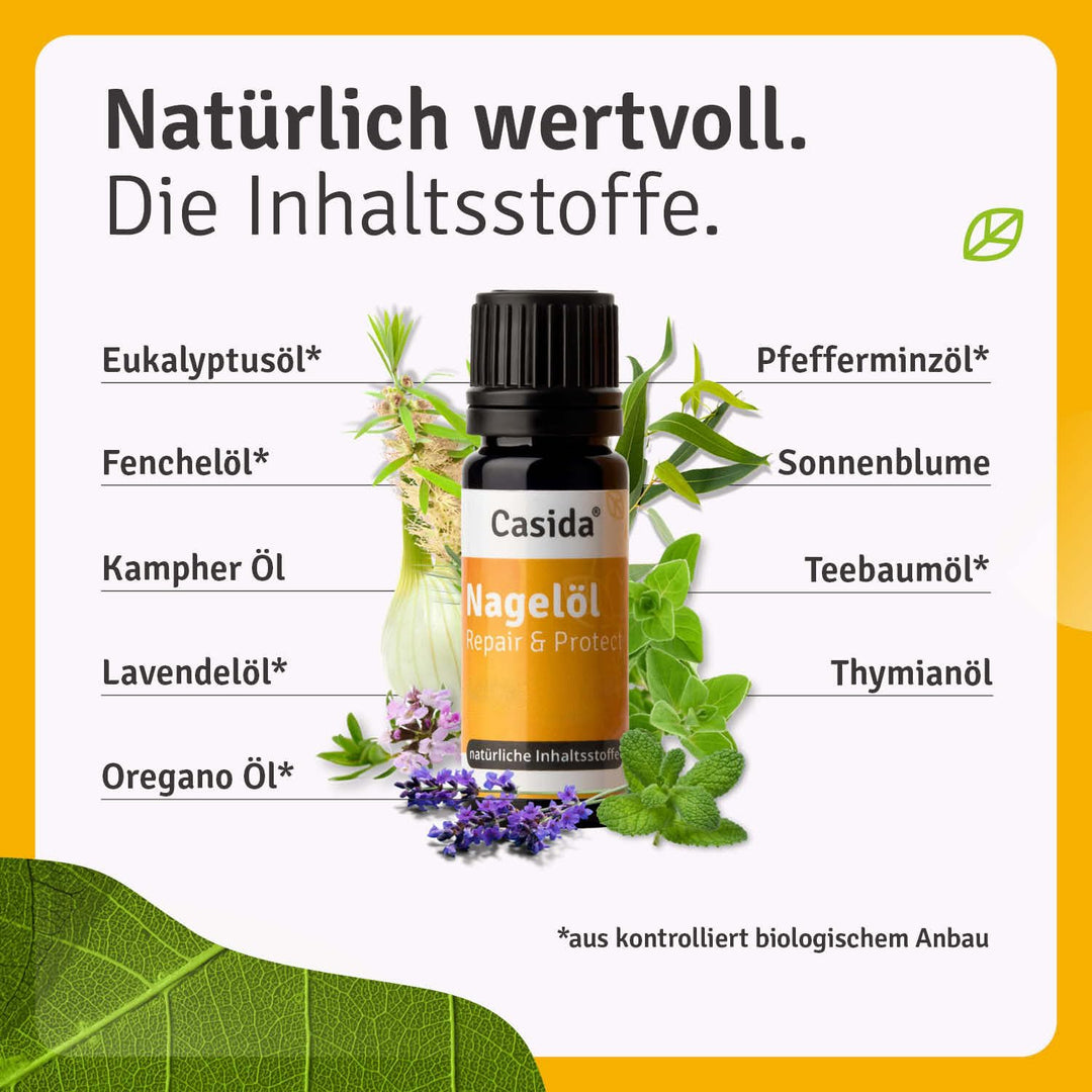 CASIDA® Nagelöl Repair & Protect - aus der Apotheke - zur kosmetischen Behandlung bei Nagelpilz - 10