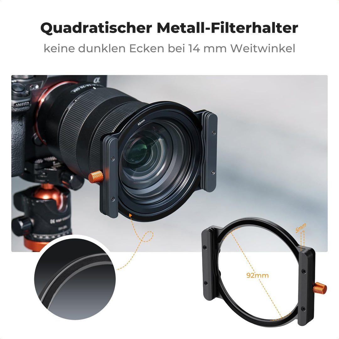 K&amp;F CONCEPT Rechteckfilter Soft GND8 Verlaufsfilter mit Filterhalter Set | für Landschaftsvideos und
