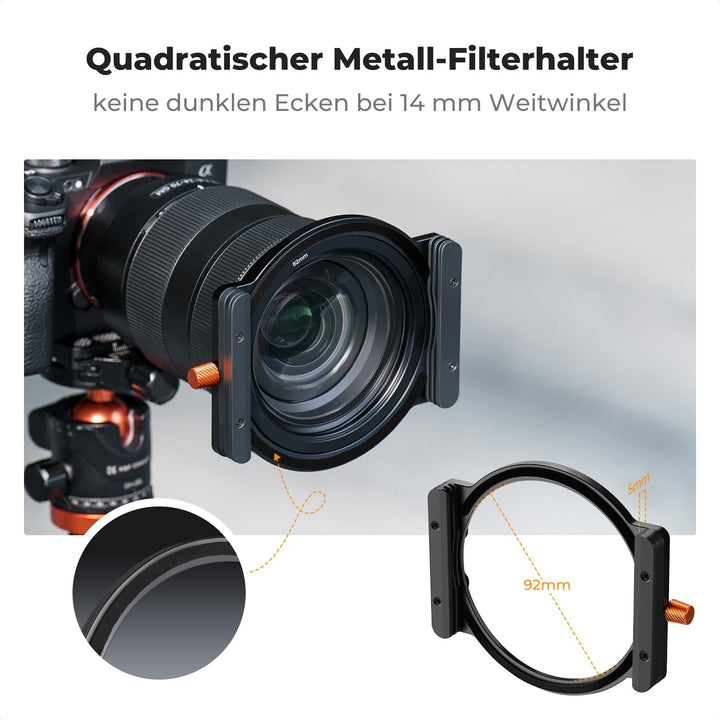 K&amp;F CONCEPT Rechteckfilter Soft GND8 Verlaufsfilter mit Filterhalter Set | für Landschaftsvideos und