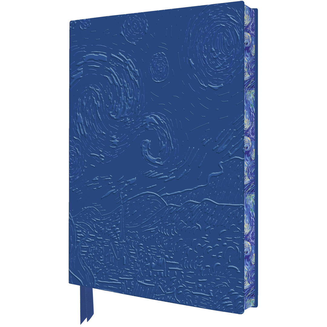 Exquisit Premium Notizbuch DIN A5: Vincent van Goght, Sternennacht: Unser hochwertiges, liniertes Bl