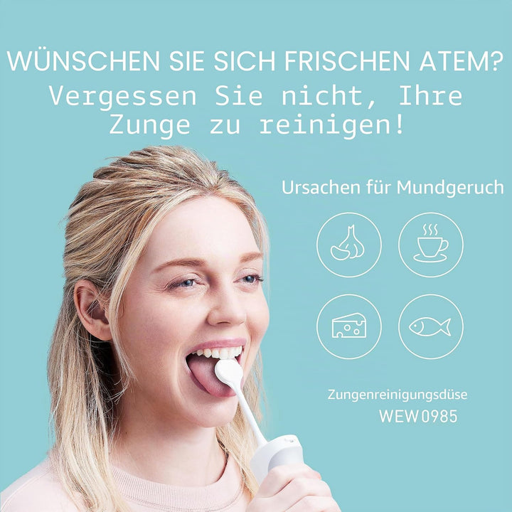 Panasonic WEW0985 Zungenpflege-Düse, Zungenreiniger für Erwachsene und Kinder, Wasserseide, wiederau
