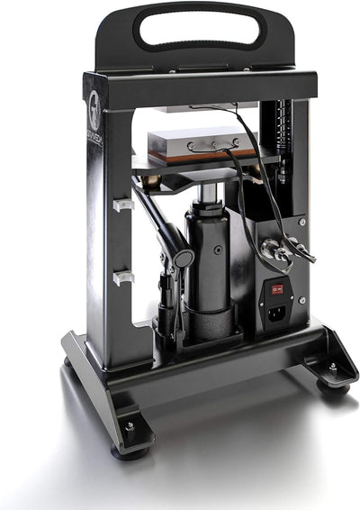 Graspresso - 10t Rosin Press mit 10 Tonnen Hydraulik Zylinder, Kolophonium Presse, 12 x 6 cm Platten