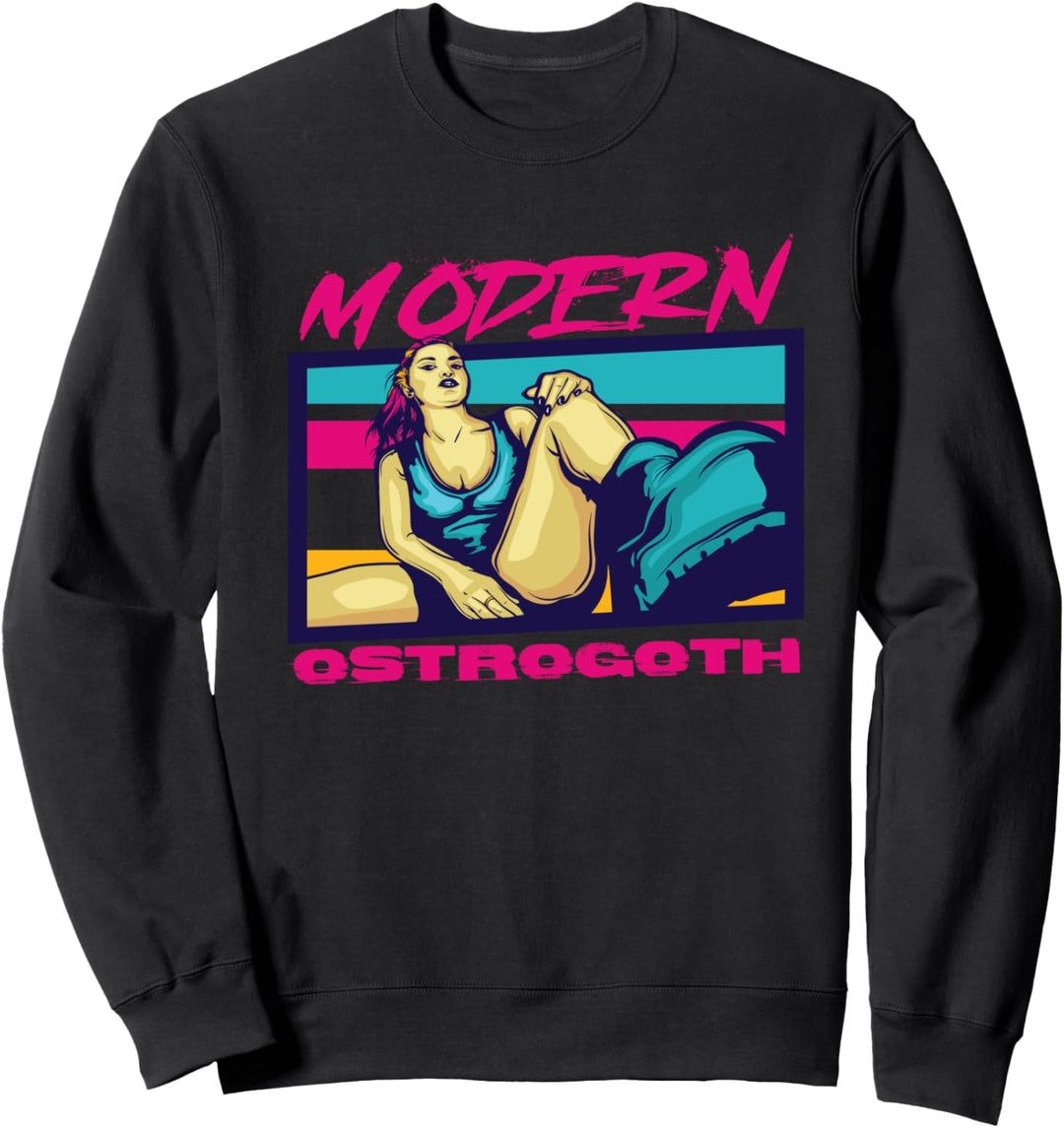Moderne Pastell Gothic Geschenk Gothic Mädchen Sweatshirt