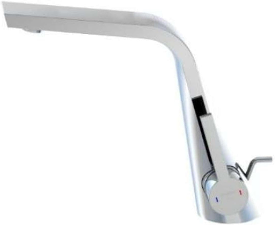 Steinberg Serie 260 Waschtischarmatur, mit Ablaufgarnitur, Ausladung 158mm, 26010001, Farbe: Chrom