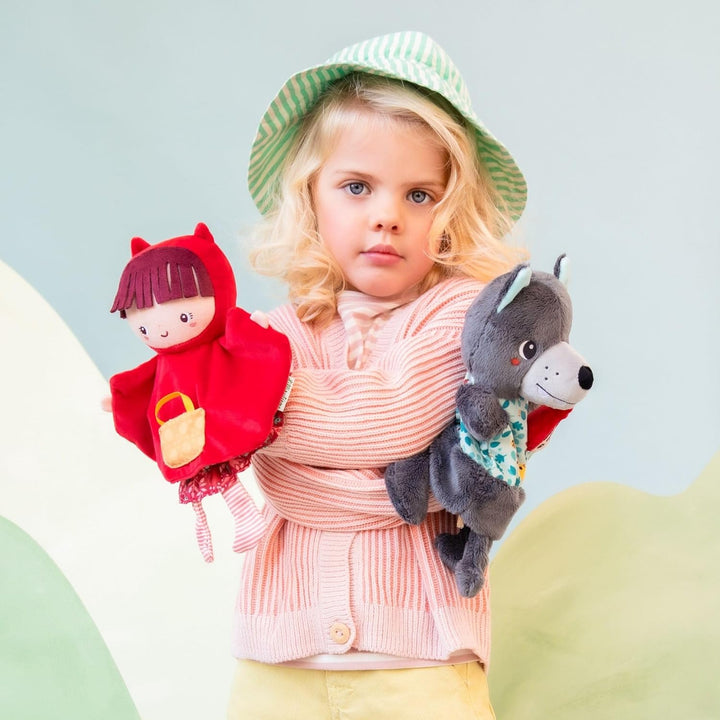 Lilliputiens - Handpuppe Rotkäppchen - Interaktives Spielzeug für Kinder - Perfekt, um das bekannte