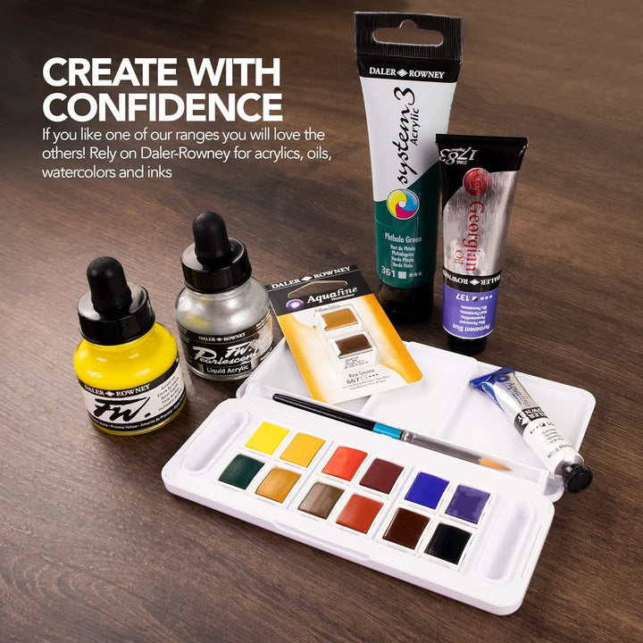 Daler Rowney System 3 Acryl Prozessset 6x59ml sortiert