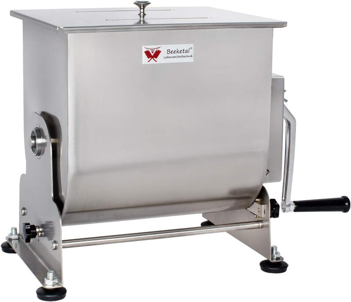 Beeketal 'BPM-30' Edelstahl Marinator Vermenger mit Kippfunktion und ca. 30 Liter Volumen, Butterfly