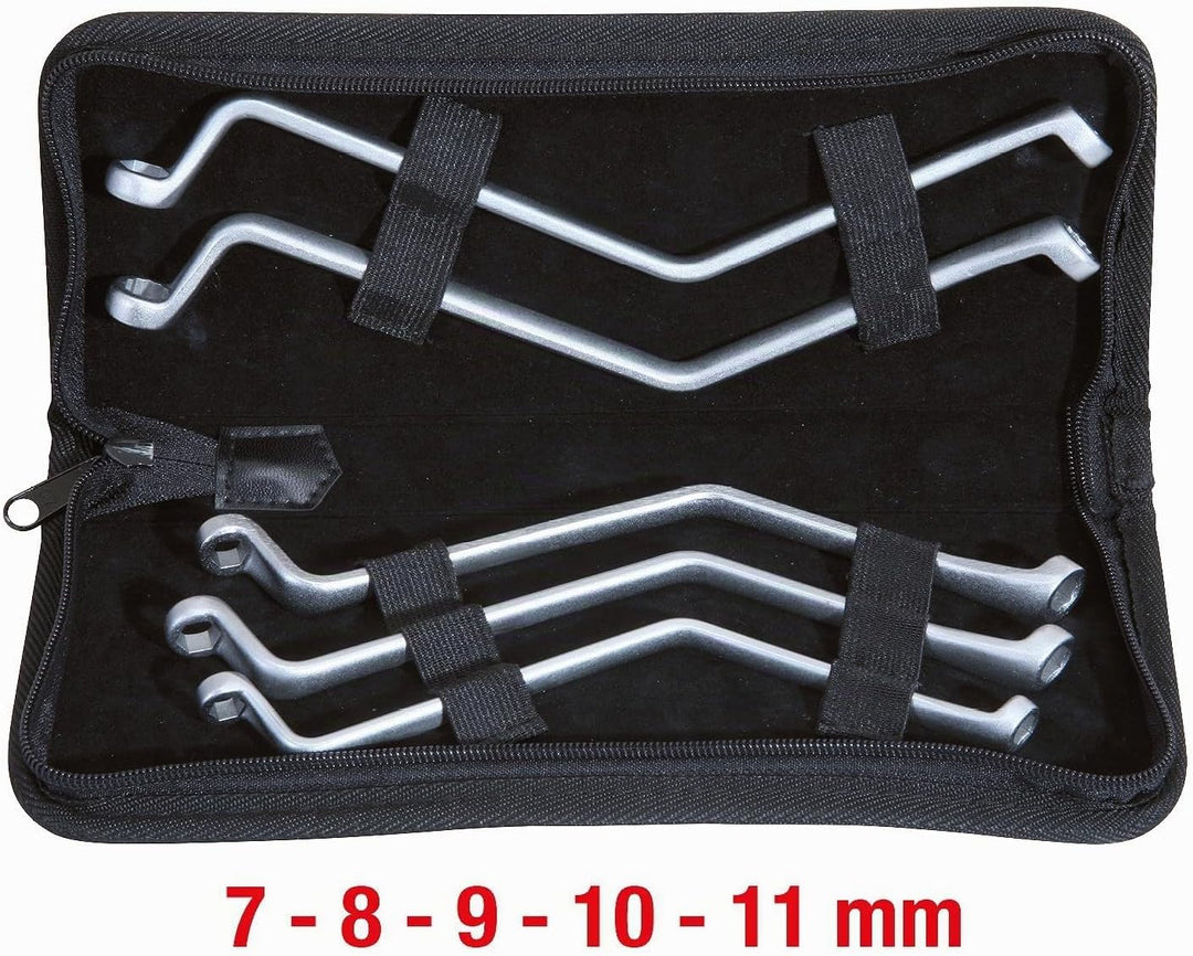 KS Tools 518.0300 Bremsen-Entlüftungsschlüssel-Satz, 5-tlg., 7-11mm