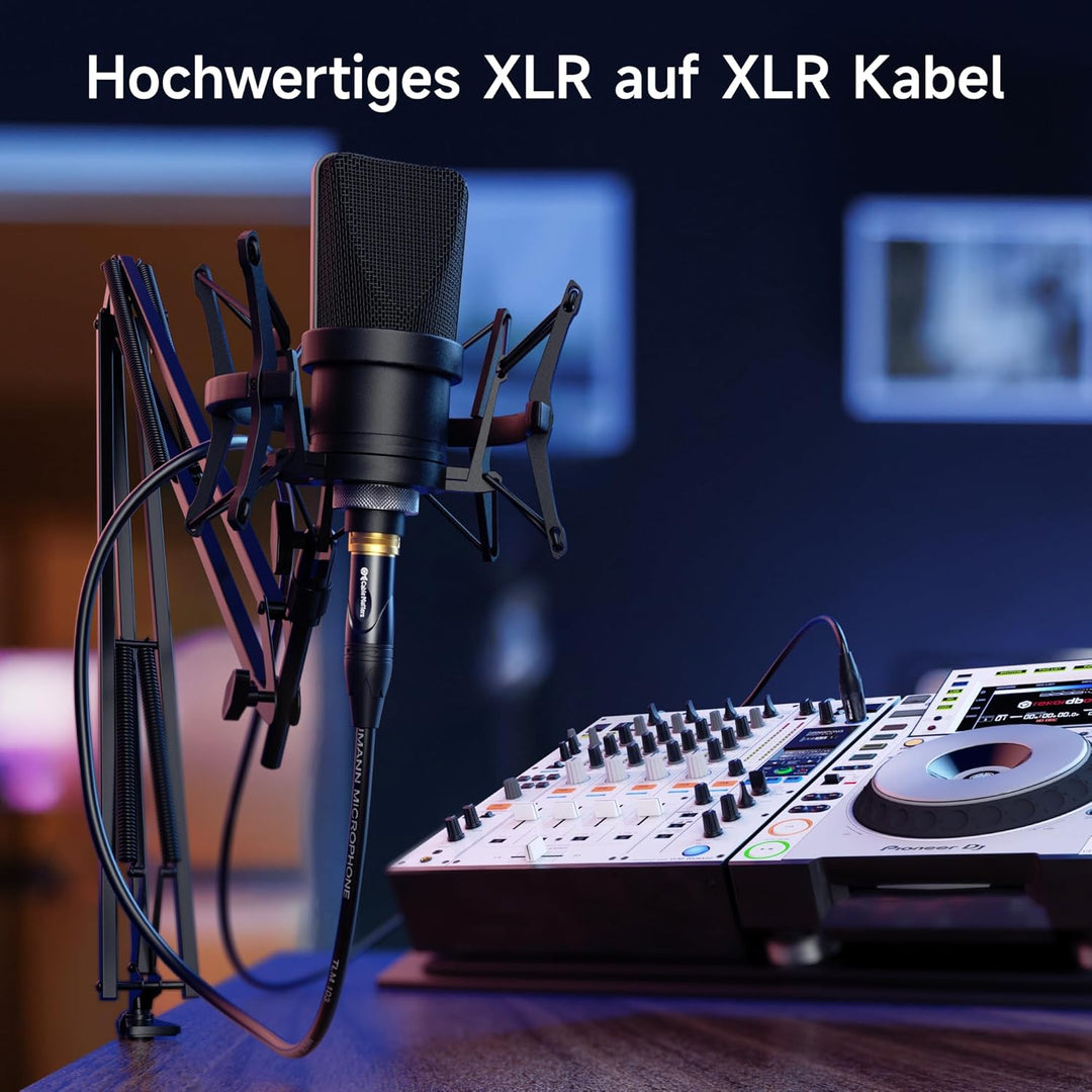 Cable Matters 2er Pack Premium XLR auf XLR Mikrofonkabel 0,9m XLR Kabel, Mikrofon kabel XLR Kabel XL