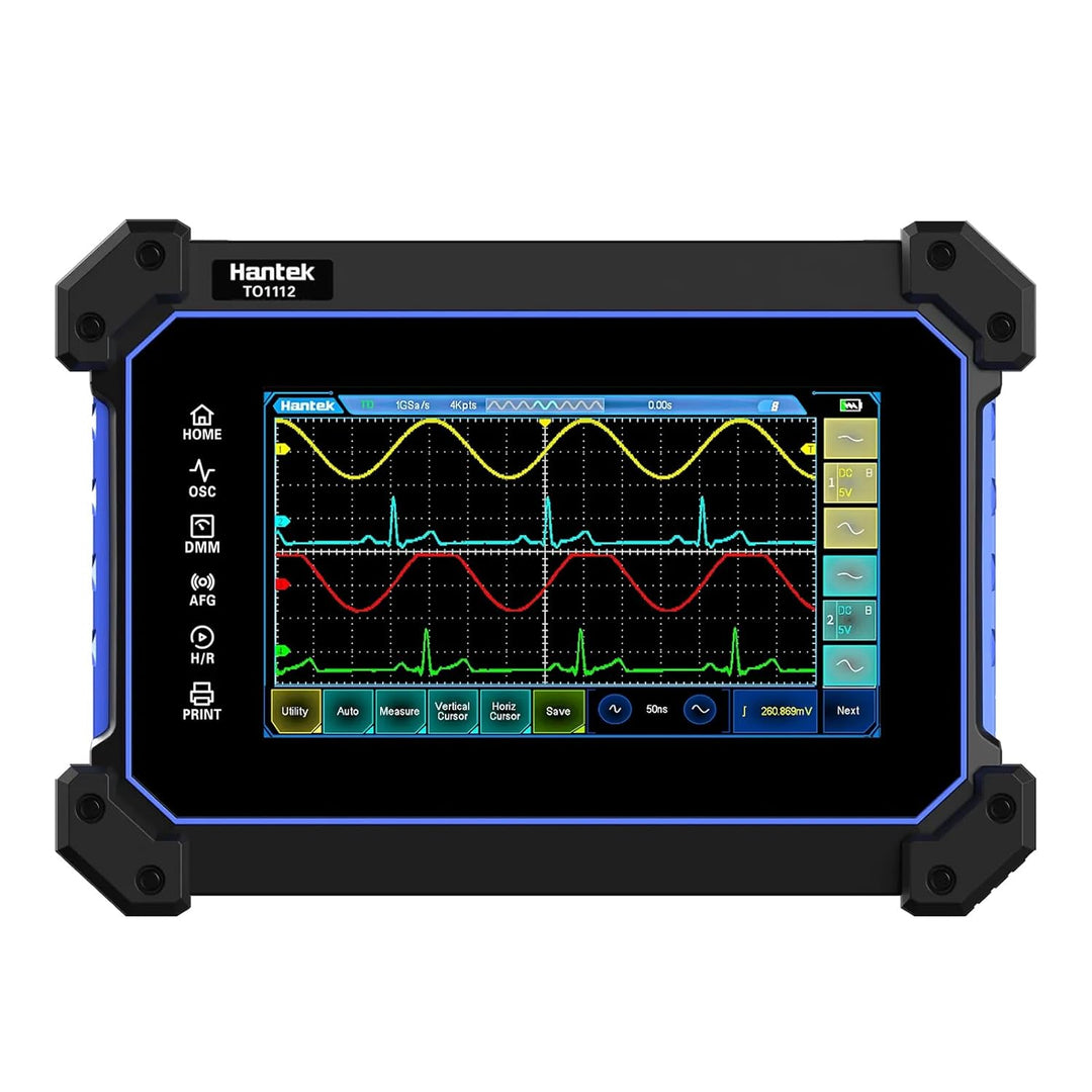 Hantek TO1112 Touch-Screen Digital Oszilloskop 2 Kanäle 110 MHz Hanheld Tablette Digital Oszilloskop
