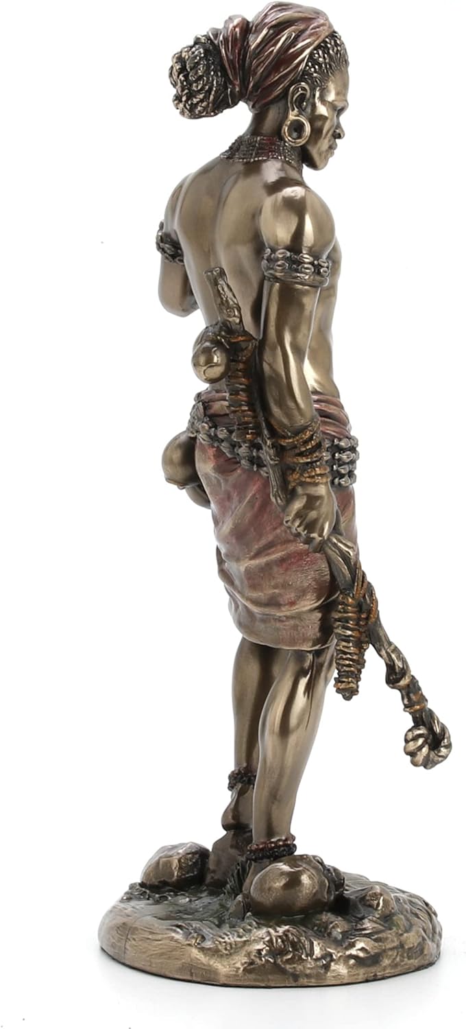 Veronese Design Eshu The Divine Trickster Gott of the Yoruba Kaltguss-Statue, Kunstharz, Antik-Bronz