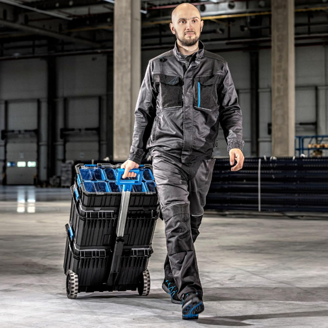 Högert Technik - Werkzeugkasten, Tragfähigkeit bis zu 50 kg, Praktisch und Geräumig, Resistent Gegen
