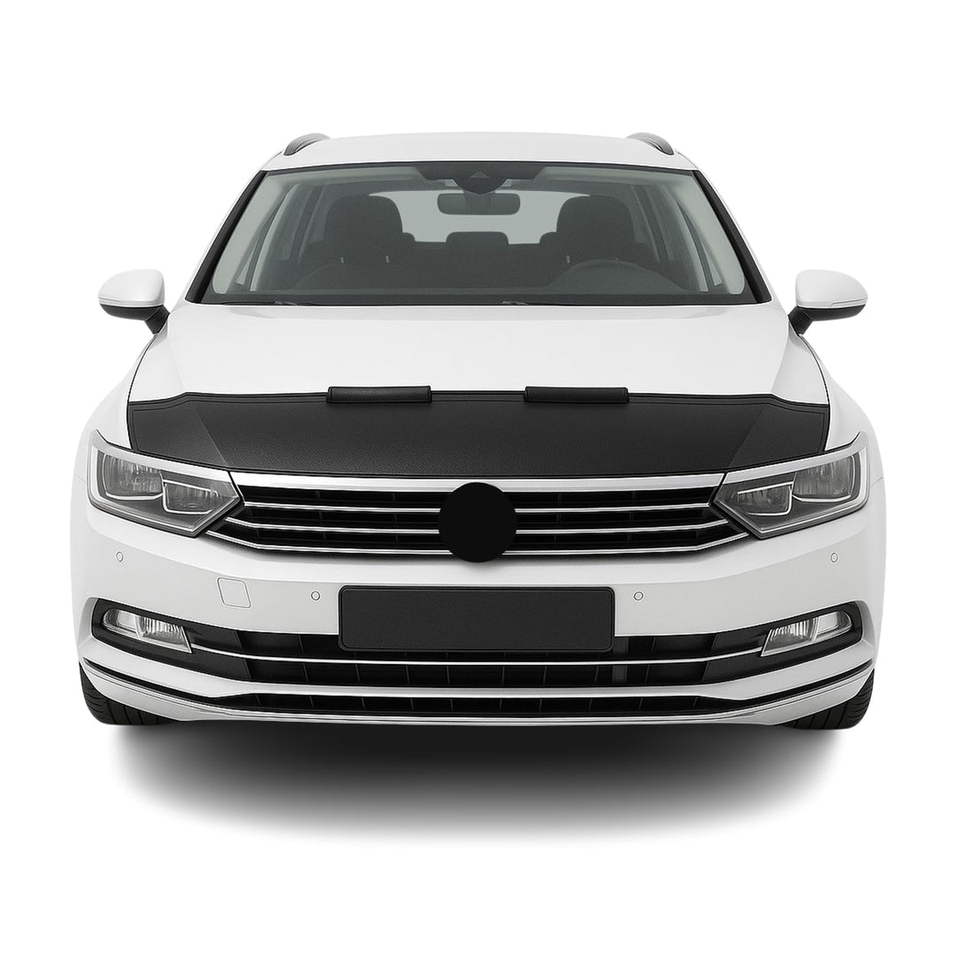 OMAC Haubenbra Steinschlagschutz Bonnet Bra kompatibel mit VW Passat B8 2015-2025 Schwarz Halb