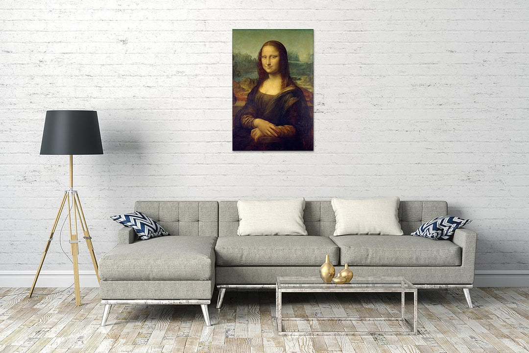 Leinwand (60x80cm): Leonardo da Vinci - Mona Lisa 60x80 cm, 60x80 cm