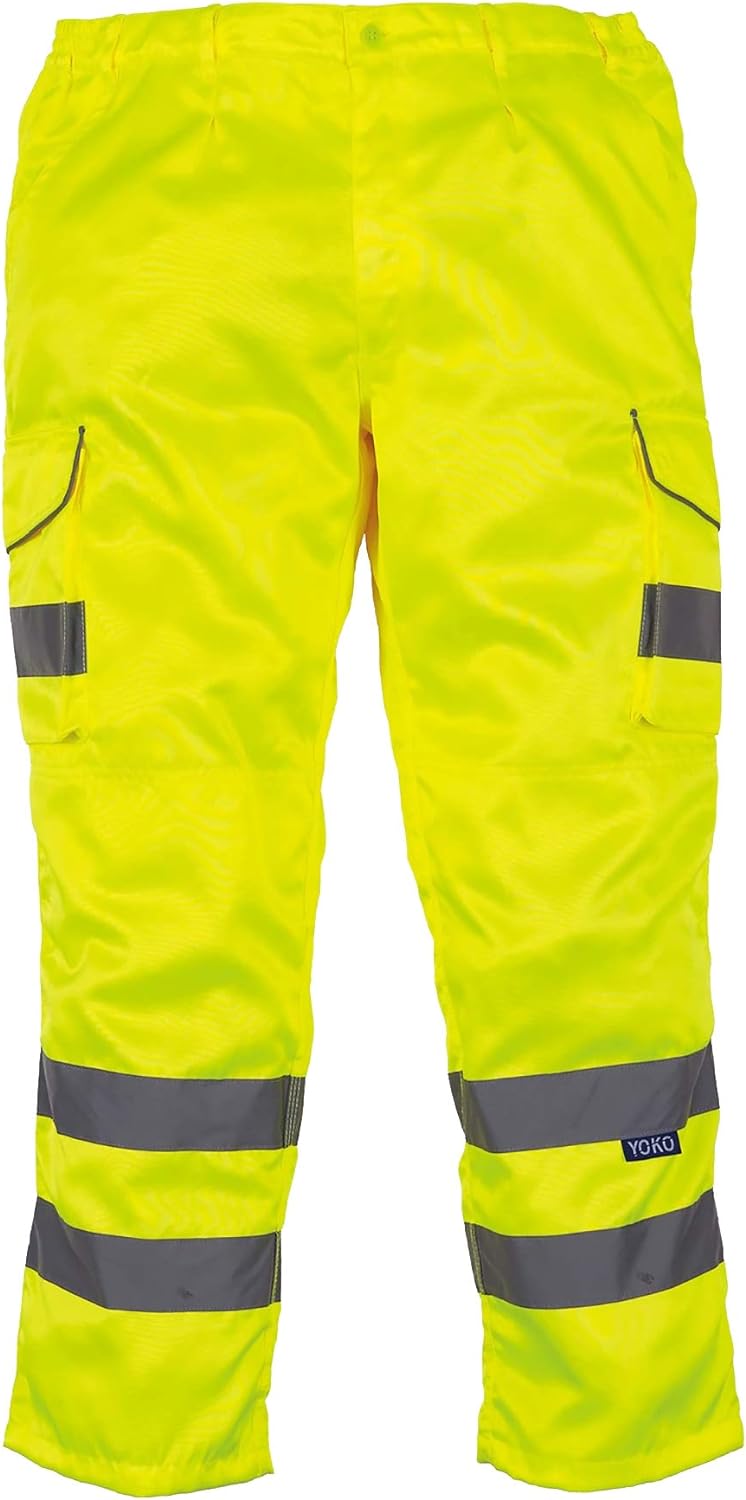 Yoko Herren Hi Vis Cargo Arbeitshose (W32 x Standard) (Orange)