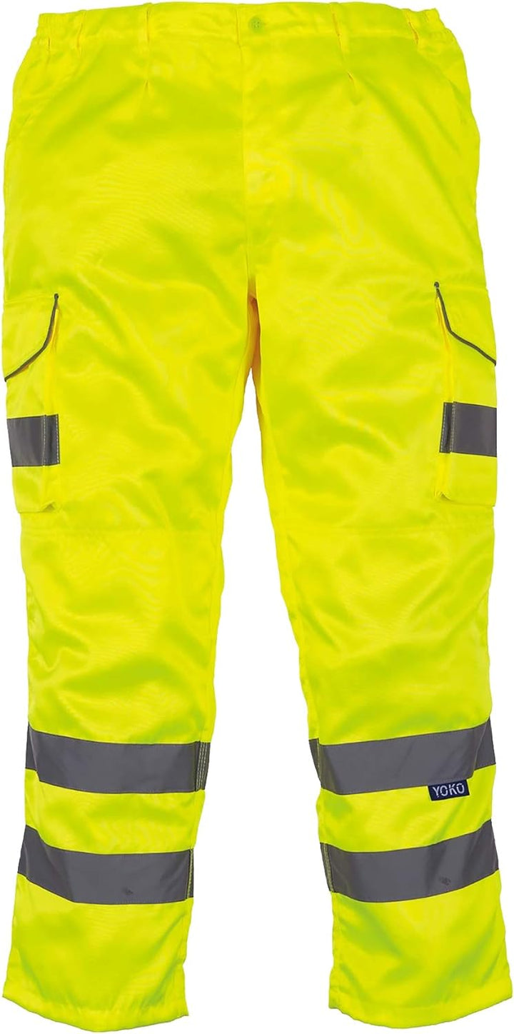 Yoko Herren Hi Vis Cargo Arbeitshose (W32 x Standard) (Orange)