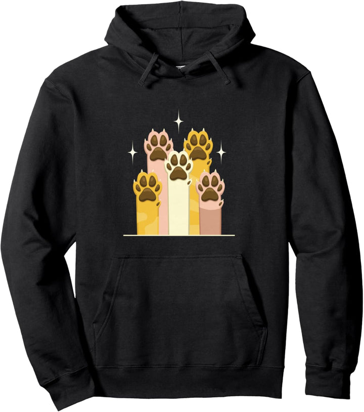 Hundepfoten Pullover Hoodie