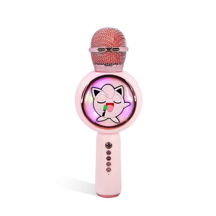 OTL Technologies Pokemon Jiggly Puff Popsing LED Light Up Wireless Karaoke Mikrofon mit Voice Change