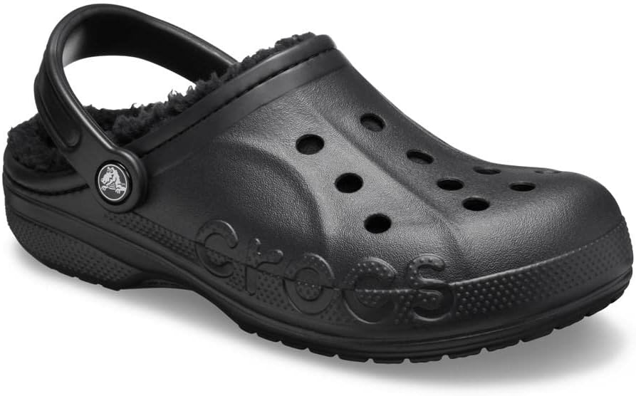 Crocs Unisex Baya Lined Clog 36/37 EU Schwarz, 36/37 EU Schwarz