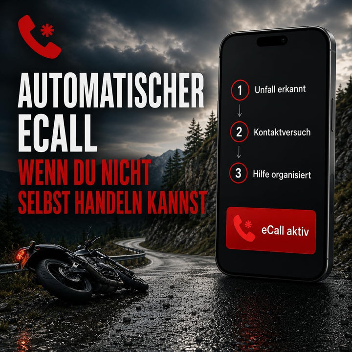 Held eCall System für Motorrad Jacke | Schnelle Hilfe bei Sturz und Unfall