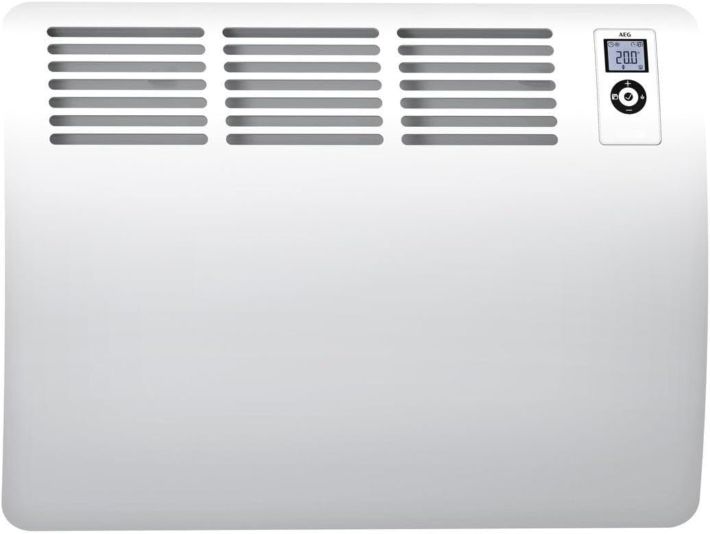 AEG Wandkonvektor WKL 1000 Comfort, Elektroheizung energiesparend, 1000 W für ca. 12 m², VDE geprüft