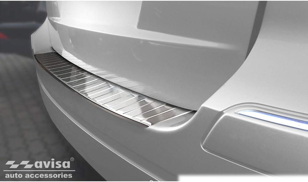 Avisa Edelstahl Heckstossstangenschutz kompatibel mit Mercedes B-Klasse W245 2005-2008 'Ribs'