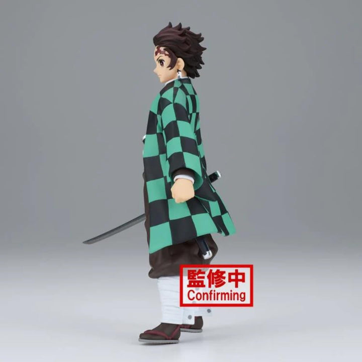 Banpresto - Actionfigur Tanjiro Kamado Demon Slayer Kimetsu No Yaiba, 15 cm, BP19460, Mehrfarbig
