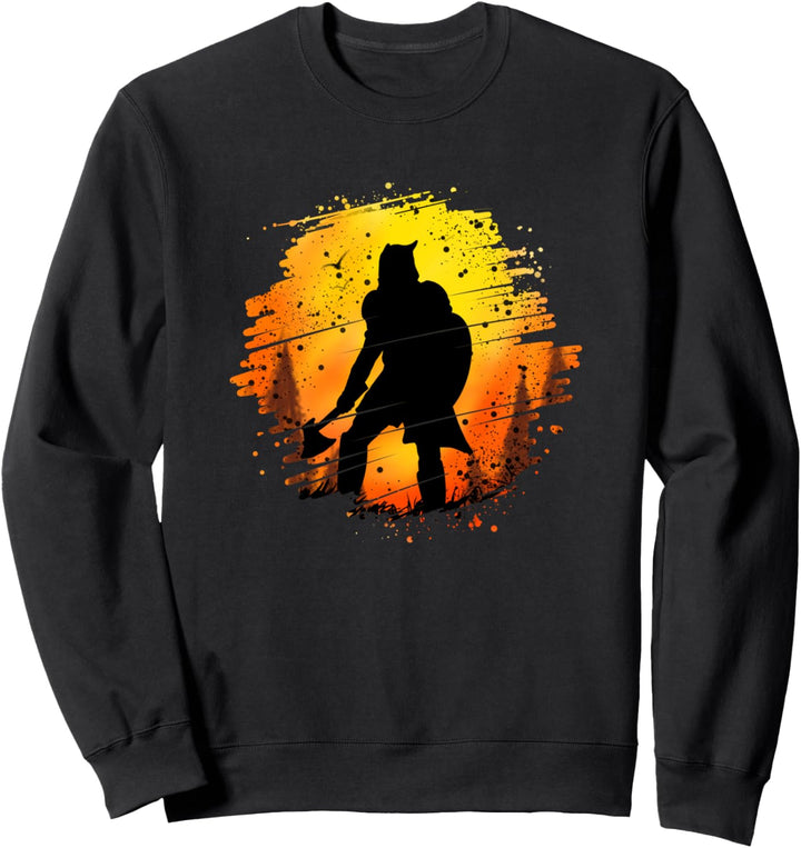 Odin Wikinger Geschenk Mythologie Wikinger Ragnar Sweatshirt