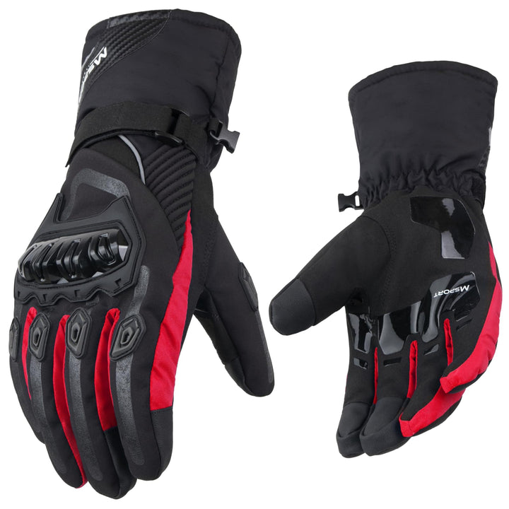 100% wasserdichte Thermo-Winter-Motorradhandschuhe, Ski-, Roller-Handschuhe, Snowboard-Schutz, Touch