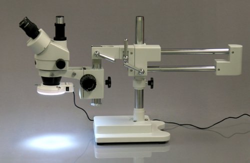 AmScope SM-4T-56S Schaltungsinspektion Trinokulares Zoom-Stereomikroskop mit 56-LED-Licht, 7X-45X, W
