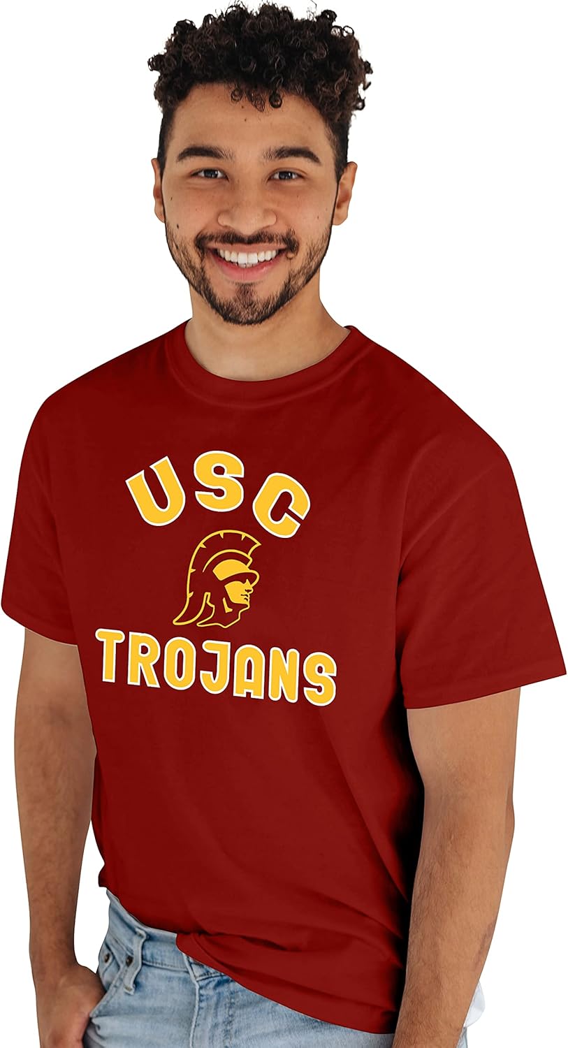 Blue 84 Herren Team Color T-Shirt Line Up Teamfarbe Farbe USC Trojans L, USC Trojans L