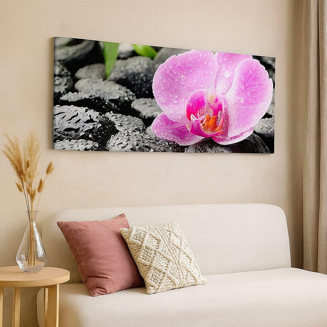 Panorama Bilder auf Leinwand 100x40cm Leinwandbild Asien bambus schönheit kultur Gross Wanddeko Bild