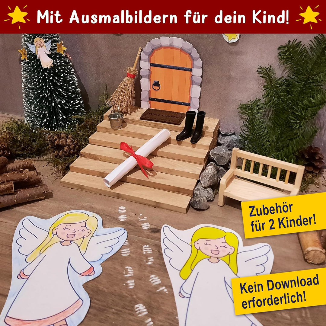 Premium Wichtelbriefe Komplettset 1 zum Ausschneiden mit Reimen, Abenteuern, Wichtel-Schabernack und