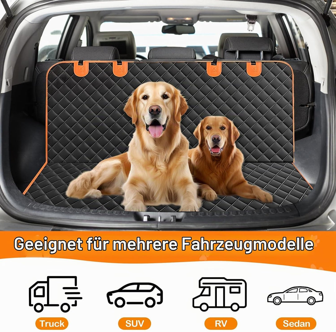 Dokeno Autoschondecke für Hund, Hundedecke Auto Rückbank Wasserdicht, Hundesitzbezüge Kratzfest, Rüc