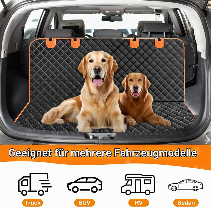 Dokeno Autoschondecke für Hund, Hundedecke Auto Rückbank Wasserdicht, Hundesitzbezüge Kratzfest, Rüc